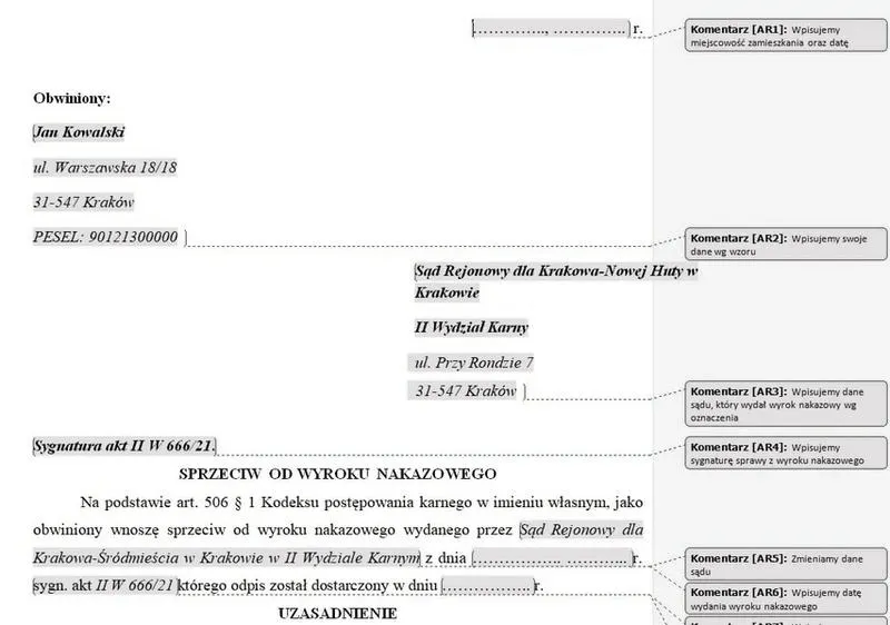 Jak odwołać się od wyroku zaocznego i skutecznie uniknąć egzekucji?