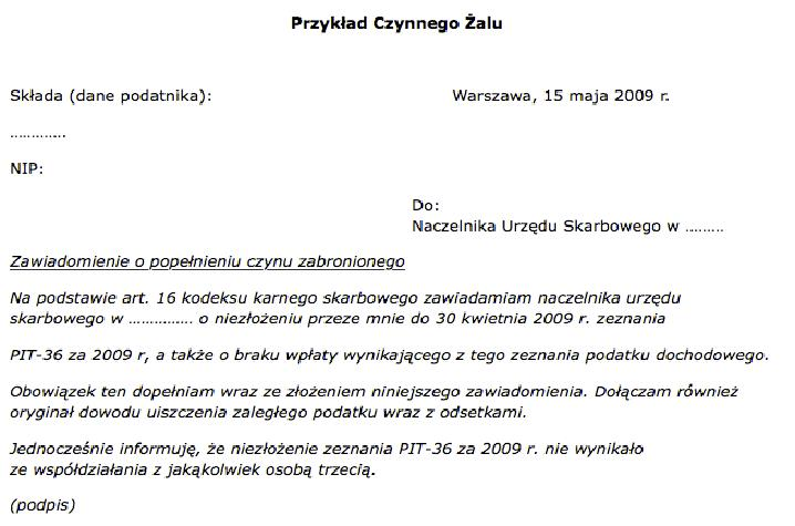 Czynny żal