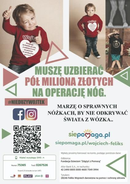 Darowizna na fundację Siepomaga