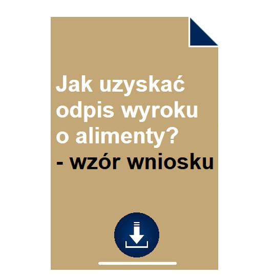 Jak uzyskać odpis wyroku