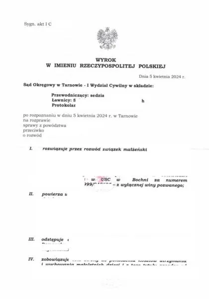 Koszt odpisu wyroku