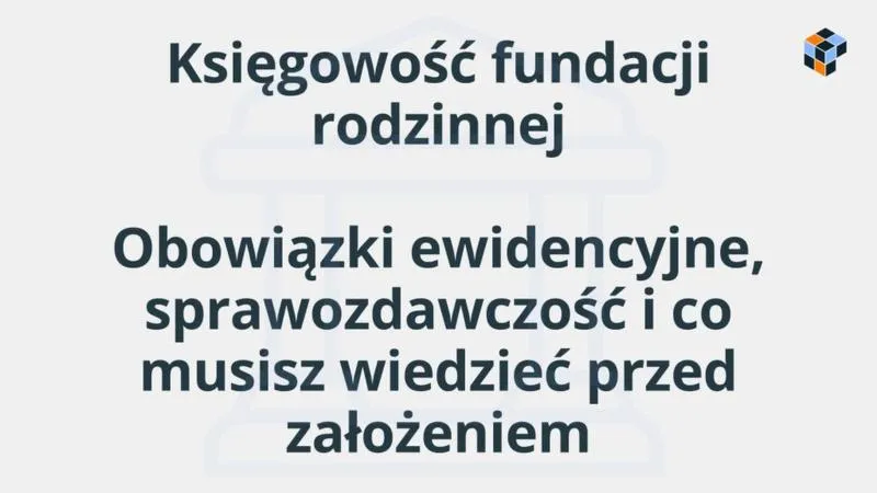 Księgowość dla fundacji