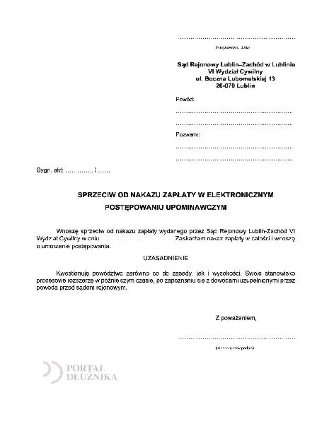 Nakaz zapłaty