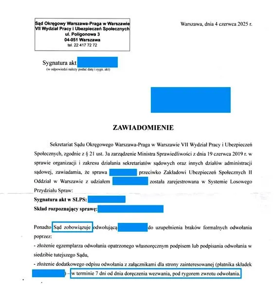 Odwołanie od wyroku