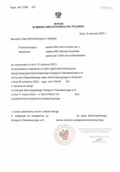 Odwołanie od wyroku
