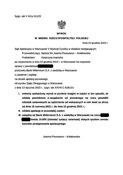Prawomocność wyroku