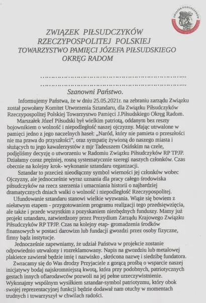 Prośba do fundacji
