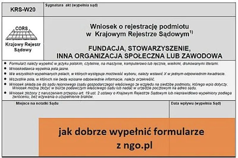 Rejestracja fundacji krok po kroku