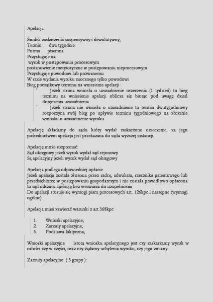 Skuteczna apelacja