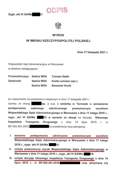 Sprzeciw od wyroku zaocznego