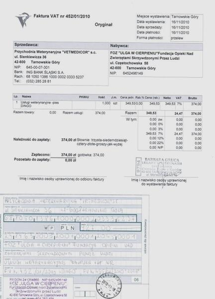 VAT i NIP fundacji