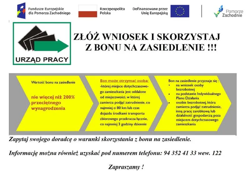 Wniosek o bon na zasiedlenie