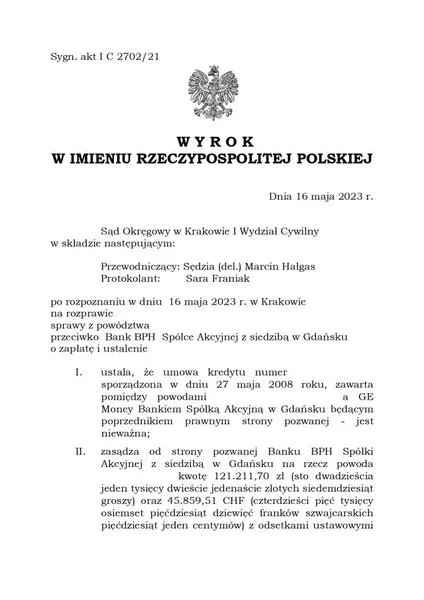 Wyrok rozwodowy