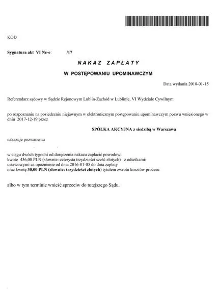 Wyrok sądowy