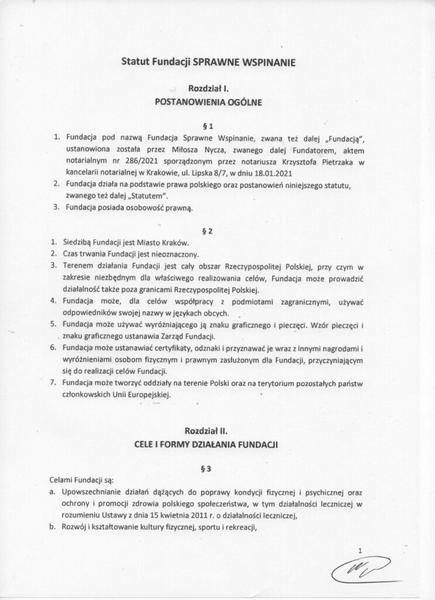 Zakładanie fundacji